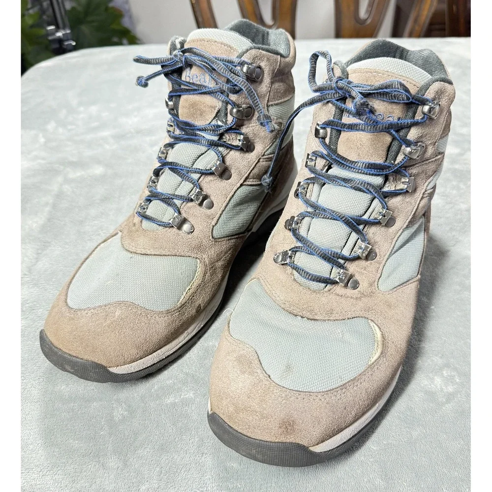 L.L. Bean Boots Mens Size 10.5 Brown Suede Winter Hiking Snow Ankle‎ Outdoor